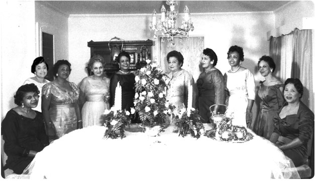 Viola Borders, Marie Brooks, Ethelyn Burnett, Sybil Byrd, Hortense Chatman, Mae Pearl Flint, Mutelle Flint, Marie Platte, Ruby Williamson, Zelma Woodard